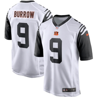 Men's Cincinnati Bengals Joe Burrow Nike White Alternate 2 Game Player Jersey