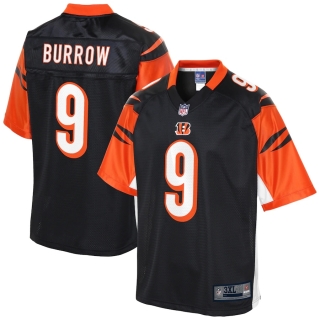 Men's Cincinnati Bengals Joe Burrow NFL Pro Line Black Big & Tall Player Jersey