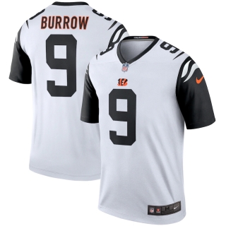 Men's Cincinnati Bengals Joe Burrow Nike White 2nd Alternate Legend Jersey