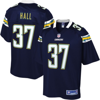 Men's Los Angeles Chargers Kemon Hall NFL Pro Line Navy Team Player Jersey