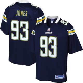 Men's Los Angeles Chargers Justin Jones NFL Pro Line Navy Team Player Jersey