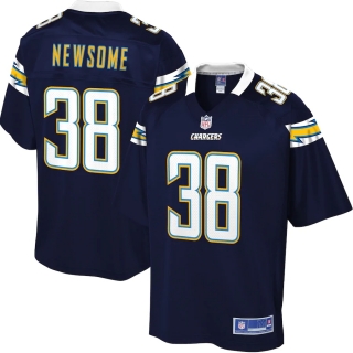 Men's Los Angeles Chargers Detrez Newsome NFL Pro Line Navy Jersey
