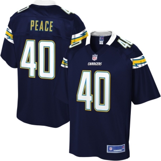 Men's Los Angeles Chargers Chris Peace NFL Pro Line Navy Team Player Jersey