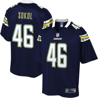 Men's Los Angeles Chargers Matt Sokol NFL Pro Line Navy Big & Tall Team Player Jersey