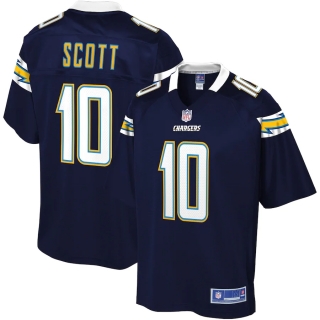 Men's Los Angeles Chargers Artavis Scott NFL Pro Line Navy Player Jersey