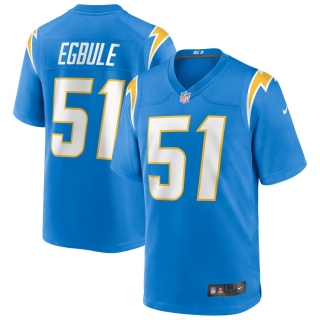 Men's Los Angeles Chargers Emeke Egbule Nike Powder Blue Game Jersey