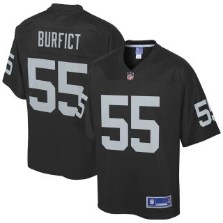 Men's Las Vegas Raiders Vontaze Burfict NFL Pro Line Black Team Player Jersey