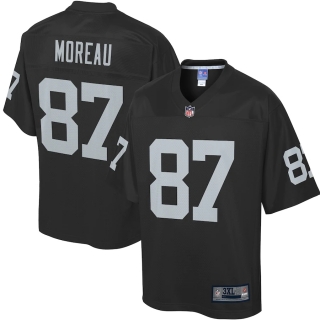 Men's Las Vegas Raiders Foster Moreau NFL Pro Line Black Big & Tall Player Jersey