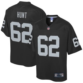 Men's Las Vegas Raiders Cameron Hunt NFL Pro Line Black Big & Tall Player Jersey