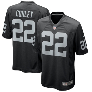 Men's Las Vegas Raiders Gareon Conley Nike Black Game Jersey