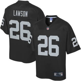Men's Las Vegas Raiders Nevin Lawson NFL Pro Line Black Big & Tall Team Player Jersey