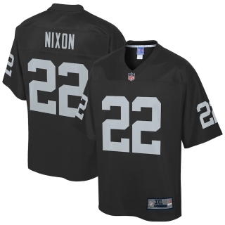 Men's Las Vegas Raiders Keisean Nixon NFL Pro Line Black Big & Tall Player Jersey
