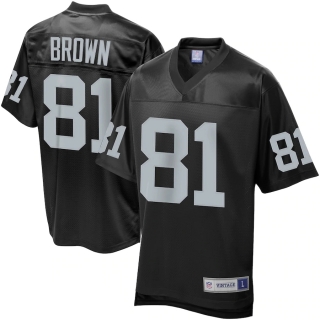 Mens Las Vegas Raiders Tim Brown NFL Pro Line Black Retired Player Jersey