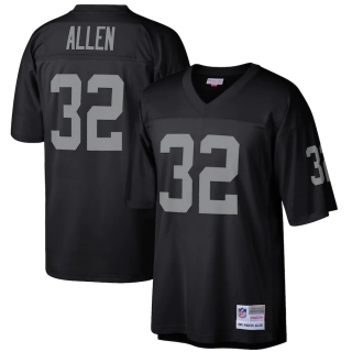 Men's Las Vegas Raiders Marcus Allen Mitchell & Ness Black Retired Player Legacy Replica Jersey