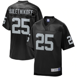 Men's Las Vegas Raiders Fred Biletnikoff NFL Pro Line Black Retired Player Jersey