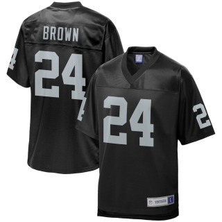 Men's Las Vegas Raiders Willie Brown NFL Pro Line Black Retired Player Jersey
