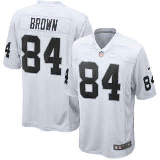 Men's Las Vegas Raiders Antonio Brown Nike White Game Jersey