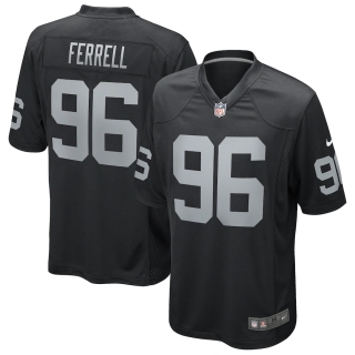 Men's Las Vegas Raiders Clelin Ferrell Nike Black Game Player Jersey