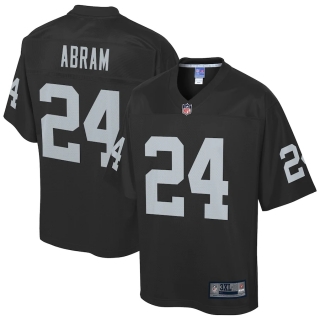 Men's Las Vegas Raiders Johnathan Abram NFL Pro Line Navy Big & Tall Team Player Jersey