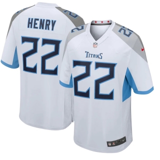 Men's Tennessee Titans Derrick Henry Nike White Player Game Jersey