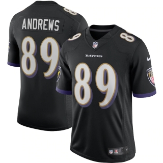 Men's Baltimore Ravens Mark Andrews Nike Black Vapor Limited Jersey