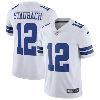 Men's Dallas Cowboys Roger Staubach Nike White Vapor Untouchable Retired Player Limited Jersey