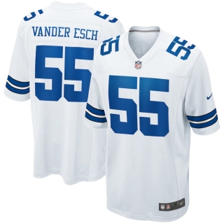 Men's Dallas Cowboys Leighton Vander Esch Nike White Game Jersey