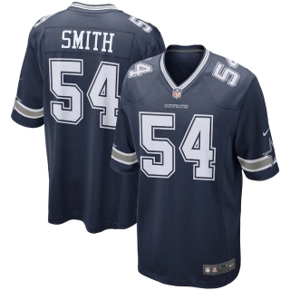 Men's Dallas Cowboys Jaylon Smith Nike Navy Game Team Jersey