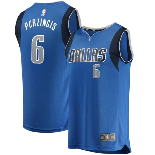 Men's Dallas Mavericks Kristaps Porzingis Fanatics Branded Royal Fast Break Replica Jersey - Icon Edition