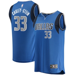 Men's Dallas Mavericks Willie Cauley-Stein Fanatics Branded Blue Fast Break Road Player Jersey