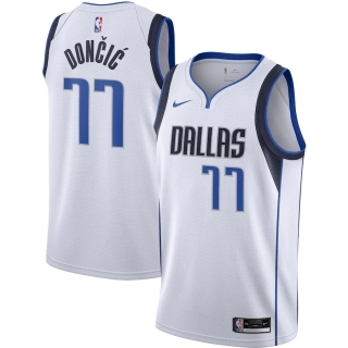 Men's Dallas Mavericks Luka Doncic Nike White 2020-21 Swingman Jersey - Association Edition