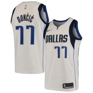 Men's Dallas Mavericks Luka Doncic Nike White Swingman Jersey - Association Edition