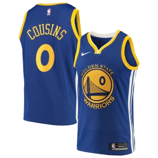 Men's Golden State Warriors DeMarcus Cousins Nike Royal Icon Swingman Jersey