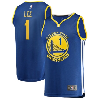Men's Golden State Warriors Damion Lee Fanatics Branded Royal Fast Break Replica Jersey - Icon Edition