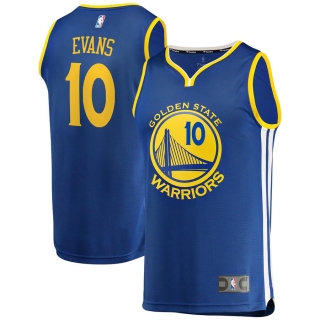 Men's Golden State Warriors Jacob Evans Fanatics Branded Royal Fast Break Replica Jersey - Icon Edition