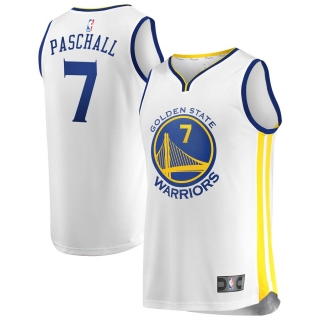 Men's Golden State Warriors Eric Paschall Fanatics Branded White Fast Break Player Replica Jersey - Association Edition