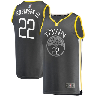 Men's Golden State Warriors Glenn Robinson III Fanatics Branded Black Fast Break Replica Player Jersey - Statement Edition