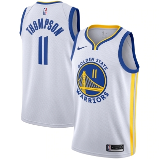Men's Golden State Warriors Klay Thompson Nike White 2019-2020 Swingman Jersey - Association Edition