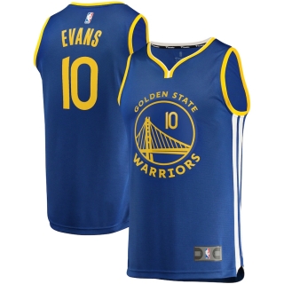 Men's Golden State Warriors Jacob Evans Fanatics Branded Royal Fast Break Player Jersey - Icon Edition