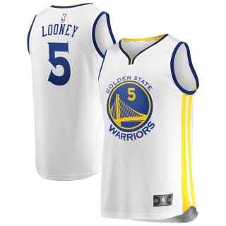 Men's Golden State Warriors Kevon Looney Fanatics Branded White Fast Break Player Replica Jersey - Association Edition