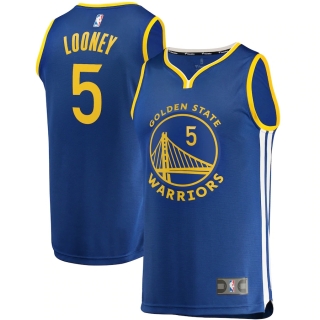 Men's Golden State Warriors Kevon Looney Fanatics Branded Royal Fast Break Replica Player Team Jersey - Icon Edition