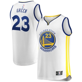 Men's Golden State Warriors Draymond Green Fanatics Branded White Fast Break Replica Jersey - Association Edition