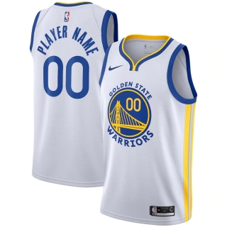 Men's Golden State Warriors Nike White 2020-21 - Swingman Custom Jersey – Association Edition