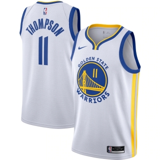 Men's Golden State Warriors Klay Thompson Nike White 2020-21 Swingman Jersey - Association Edition