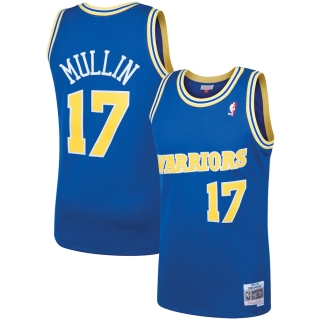 Men's Golden State Warriors Chris Mullin Mitchell & Ness Royal 1993-94 Hardwood Classics Swingman Player Jersey