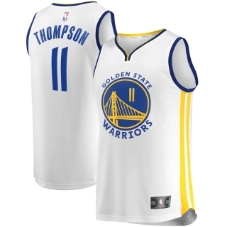 Men's Golden State Warriors Klay Thompson Fanatics Branded White Fast Break Replica Player Jersey - Association Edition