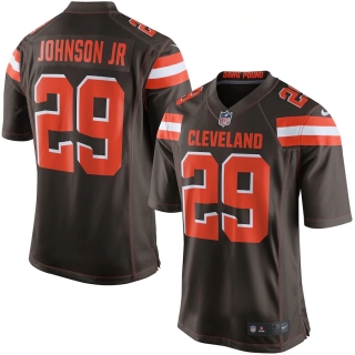 Men's Cleveland Browns Duke Johnson Jr Nike Brown Game Jersey