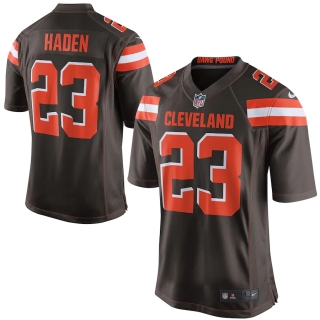 Men's Cleveland Browns Joe Haden Nike Brown Game Jersey