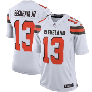 Men's Cleveland Browns Odell Beckham Jr Nike White Vapor Limited Jersey
