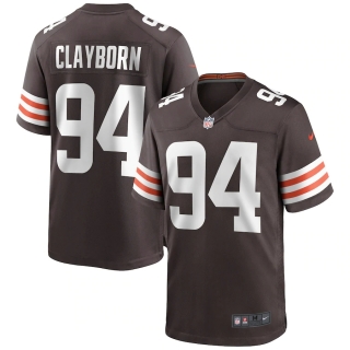 Men's Cleveland Browns Adrian Clayborn Nike Brown Game Jersey